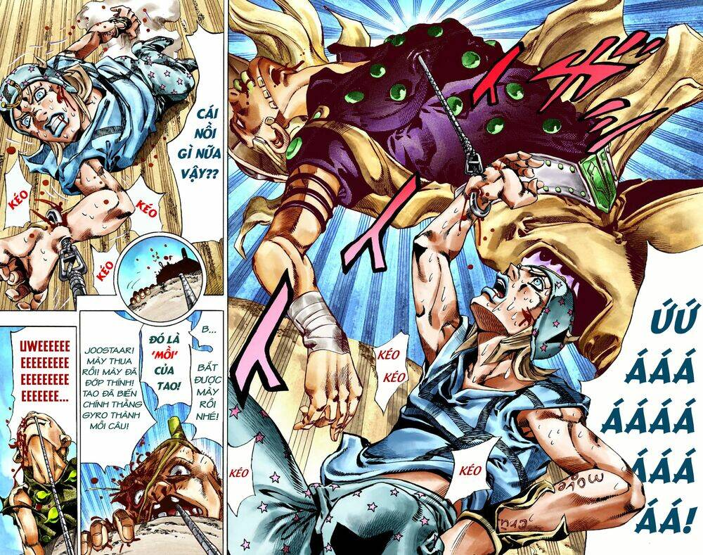 cuộc phiêu lưu bí ẩn phần 7: steel ball run chapter 27: răng nanh ( tusk ) phần 3 - Next chapter 28: scary monsters phần 1