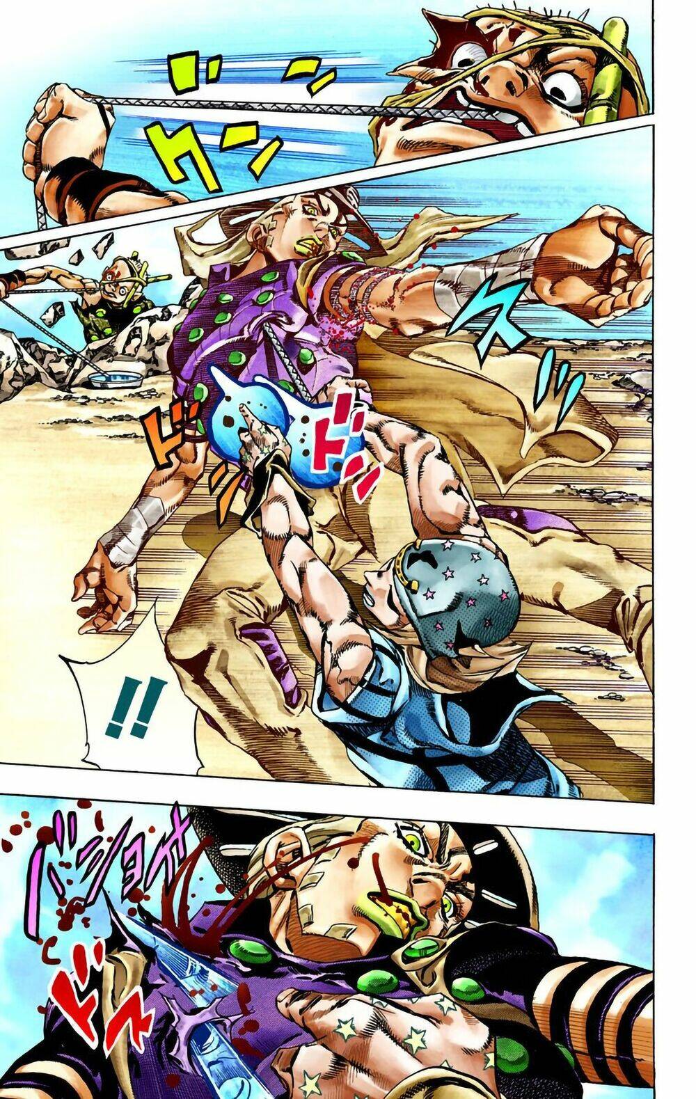 cuộc phiêu lưu bí ẩn phần 7: steel ball run chapter 27: răng nanh ( tusk ) phần 3 - Next chapter 28: scary monsters phần 1