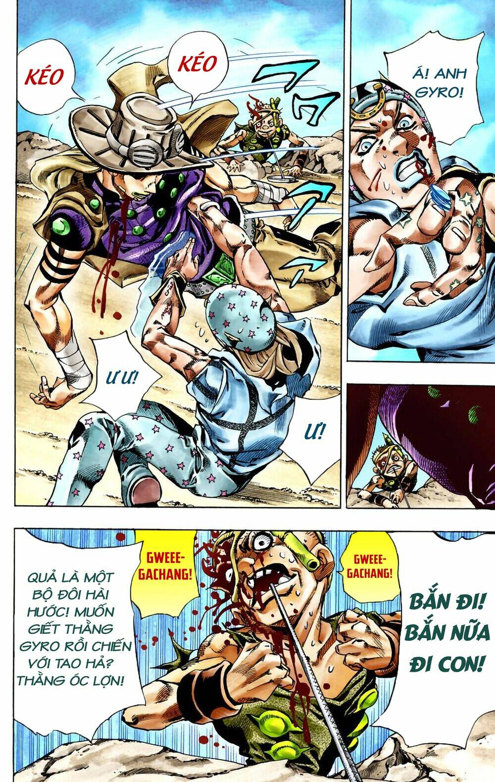 cuộc phiêu lưu bí ẩn phần 7: steel ball run chapter 27: răng nanh ( tusk ) phần 3 - Next chapter 28: scary monsters phần 1