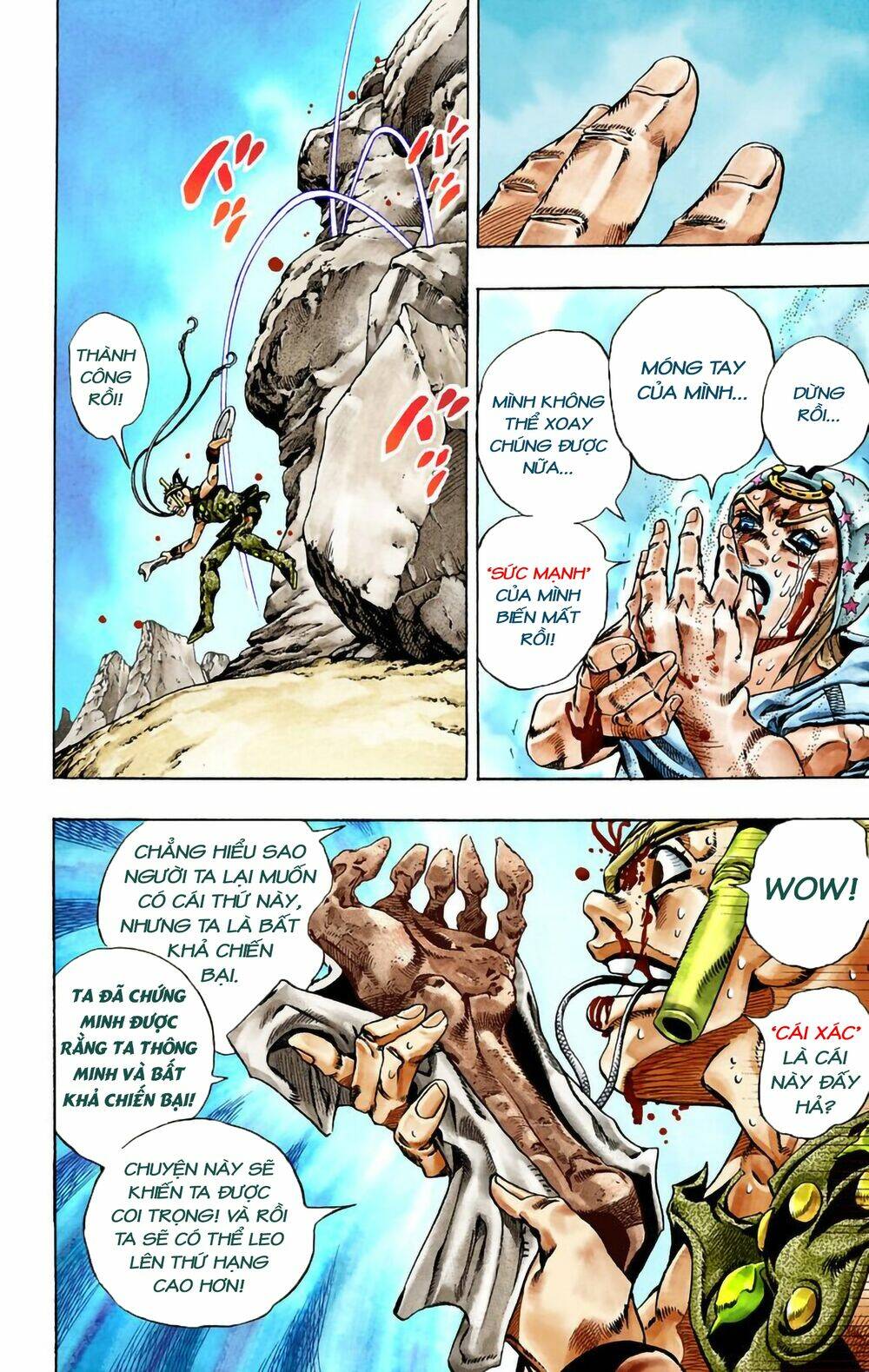 cuộc phiêu lưu bí ẩn phần 7: steel ball run chapter 27: răng nanh ( tusk ) phần 3 - Next chapter 28: scary monsters phần 1