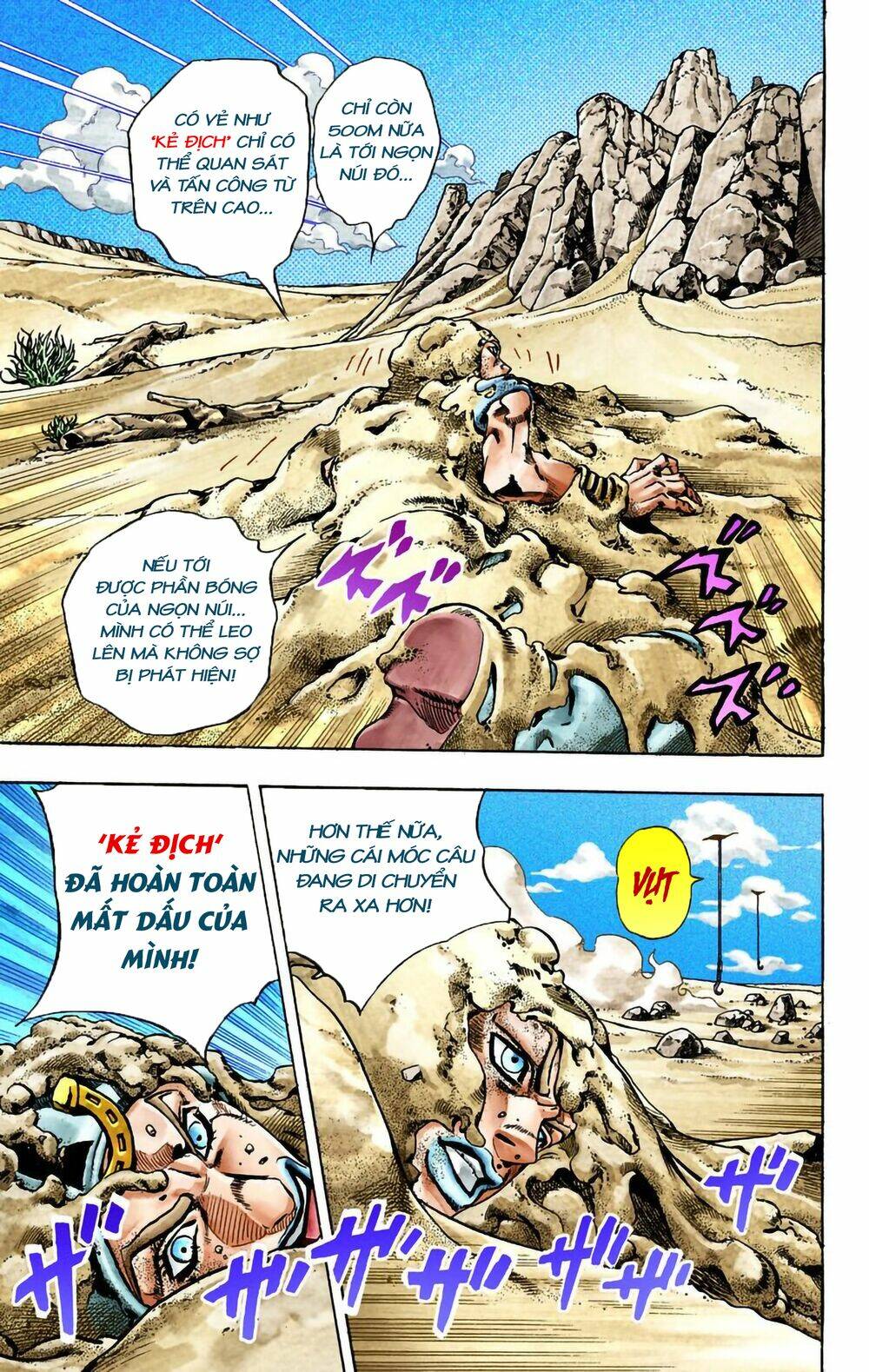 cuộc phiêu lưu bí ẩn phần 7: steel ball run chapter 27: răng nanh ( tusk ) phần 3 - Next chapter 28: scary monsters phần 1