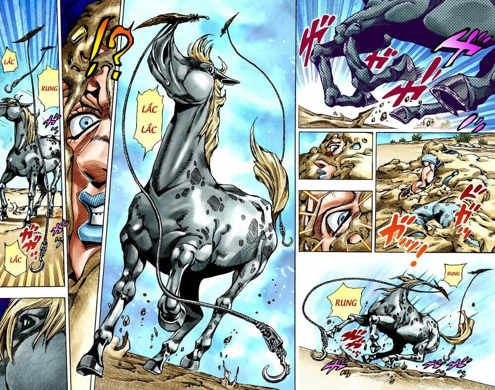 cuộc phiêu lưu bí ẩn phần 7: steel ball run chapter 27: răng nanh ( tusk ) phần 3 - Next chapter 28: scary monsters phần 1