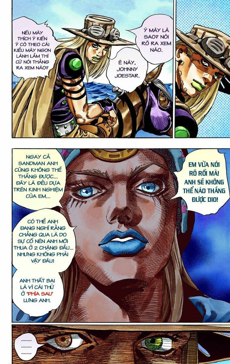 cuộc phiêu lưu bí ẩn phần 7: steel ball run chapter 32: Đích đến chặng 3 - thành phố canon - Next chapter 33: thế giới của người đàn ông đích thực - phần 1