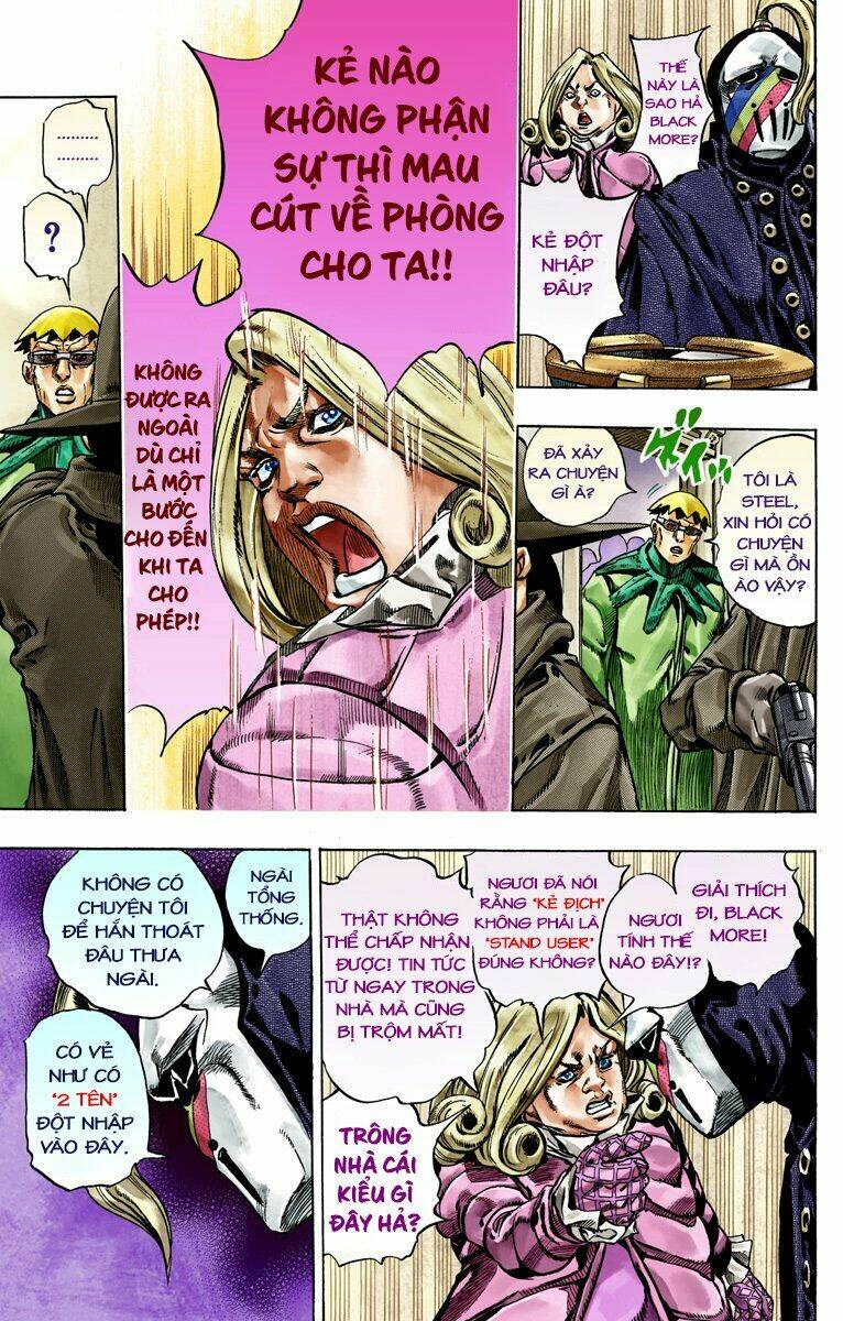 cuộc phiêu lưu bí ẩn phần 7: steel ball run chapter 37: bia mộ xanh phần 2 - Next chapter 38: catch the rainbow phần 1