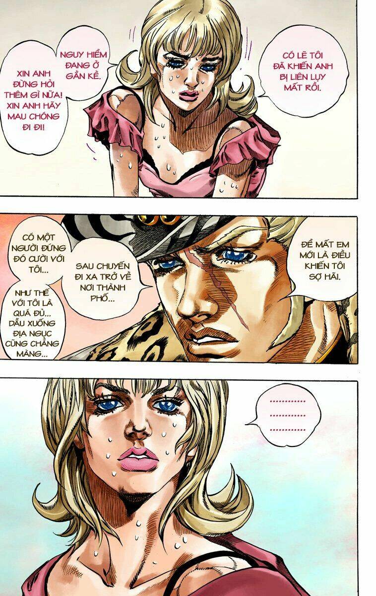 cuộc phiêu lưu bí ẩn phần 7: steel ball run chapter 37: bia mộ xanh phần 2 - Next chapter 38: catch the rainbow phần 1