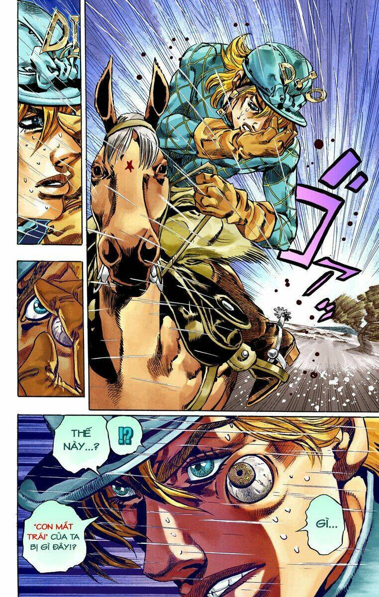 cuộc phiêu lưu bí ẩn phần 7: steel ball run chapter 37: bia mộ xanh phần 2 - Next chapter 38: catch the rainbow phần 1