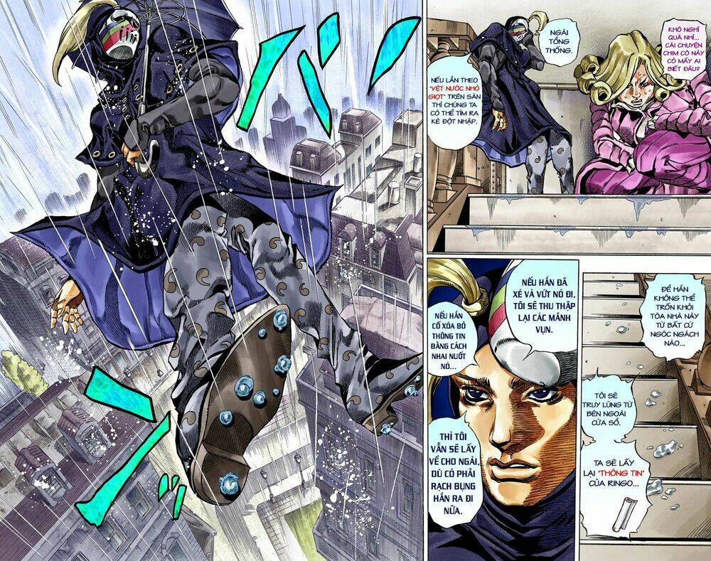 cuộc phiêu lưu bí ẩn phần 7: steel ball run chapter 37: bia mộ xanh phần 2 - Next chapter 38: catch the rainbow phần 1