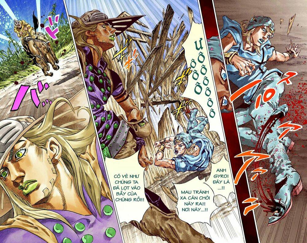 cuộc phiêu lưu bí ẩn phần 7: steel ball run chapter 41: slient way phần 2 - Next chapter 42: slient way phần 3