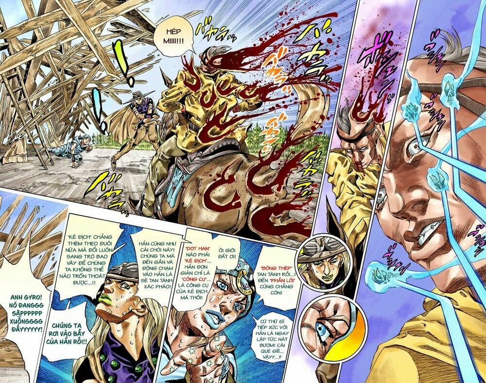 cuộc phiêu lưu bí ẩn phần 7: steel ball run chapter 41: slient way phần 2 - Next chapter 42: slient way phần 3