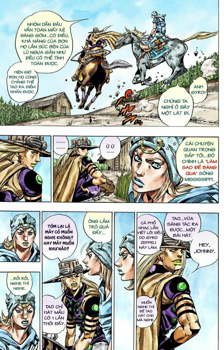 cuộc phiêu lưu bí ẩn phần 7: steel ball run chapter 41: slient way phần 2 - Next chapter 42: slient way phần 3