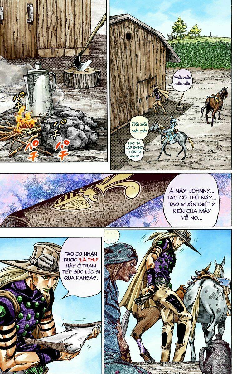 cuộc phiêu lưu bí ẩn phần 7: steel ball run chapter 41: slient way phần 2 - Next chapter 42: slient way phần 3