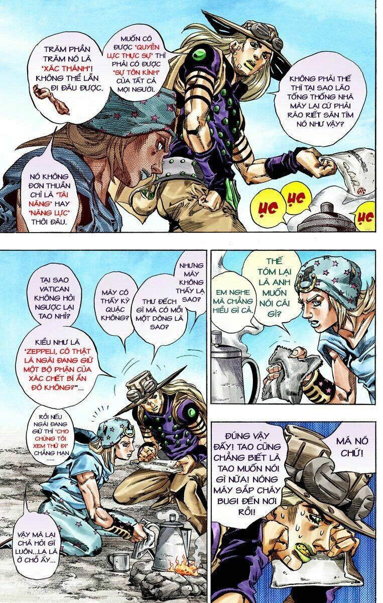 cuộc phiêu lưu bí ẩn phần 7: steel ball run chapter 41: slient way phần 2 - Next chapter 42: slient way phần 3