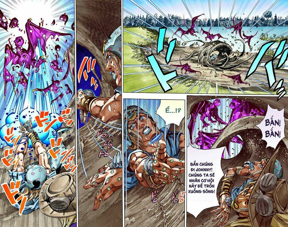 cuộc phiêu lưu bí ẩn phần 7: steel ball run chapter 43: slient way phần 4 - Next chapter 44