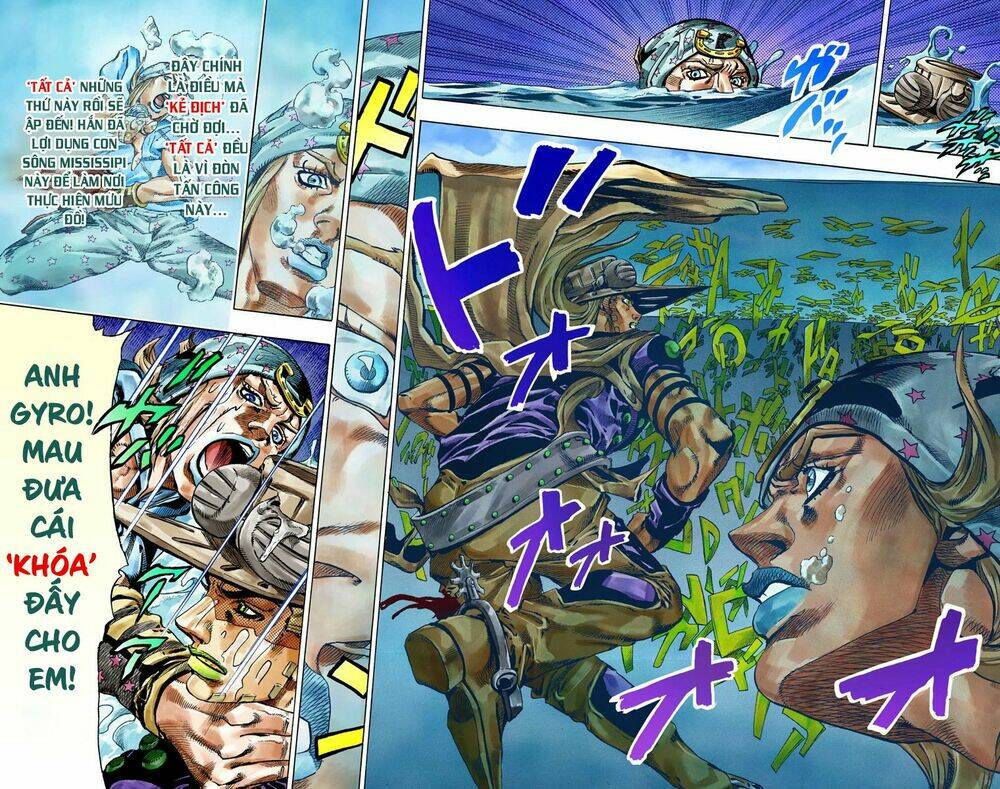 cuộc phiêu lưu bí ẩn phần 7: steel ball run chapter 43: slient way phần 4 - Next chapter 44