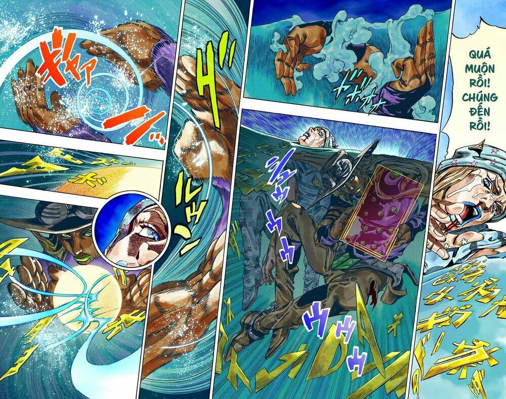 cuộc phiêu lưu bí ẩn phần 7: steel ball run chapter 43: slient way phần 4 - Next chapter 44