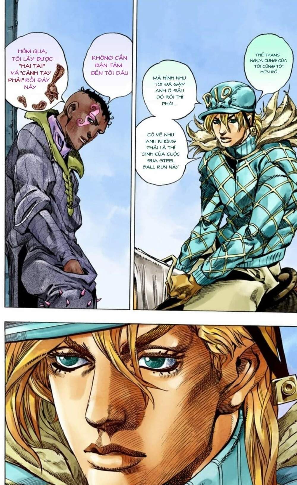 cuộc phiêu lưu bí ẩn phần 7: steel ball run chapter 48 - Next Chapter 49