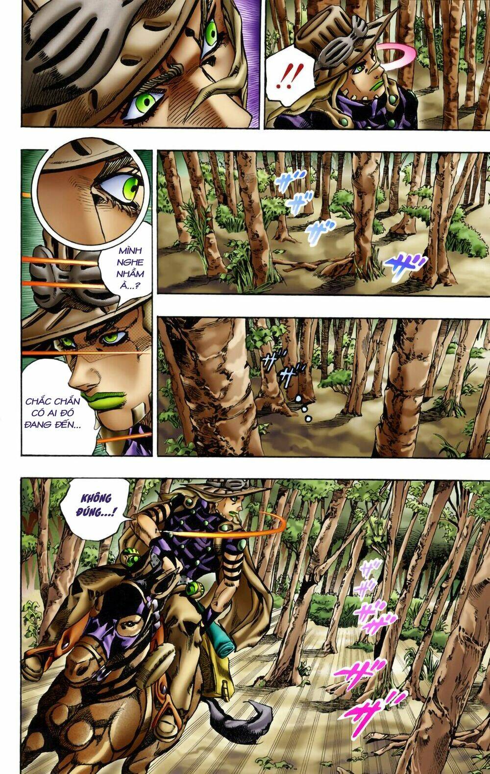 cuộc phiêu lưu bí ẩn phần 7: steel ball run chapter 8: - băng rừng - Next chapter 9: - xuống dốc