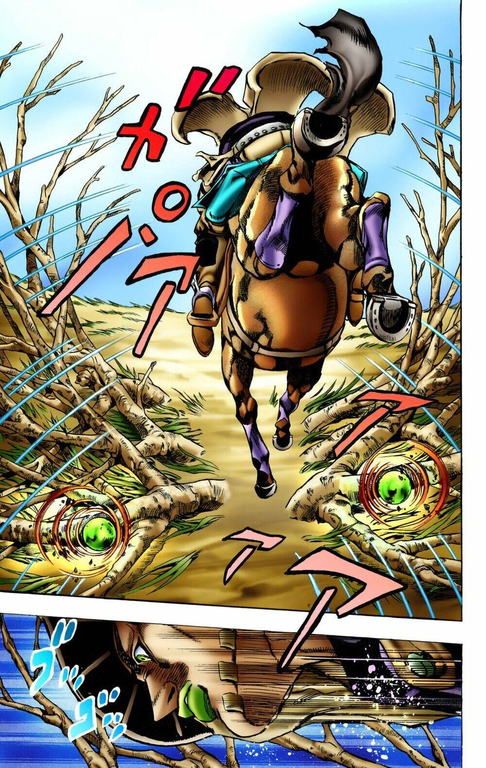 cuộc phiêu lưu bí ẩn phần 7: steel ball run chapter 8: - băng rừng - Next chapter 9: - xuống dốc