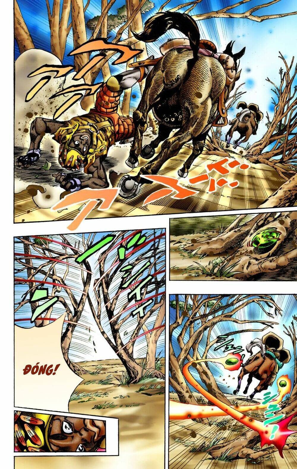 cuộc phiêu lưu bí ẩn phần 7: steel ball run chapter 8: - băng rừng - Next chapter 9: - xuống dốc