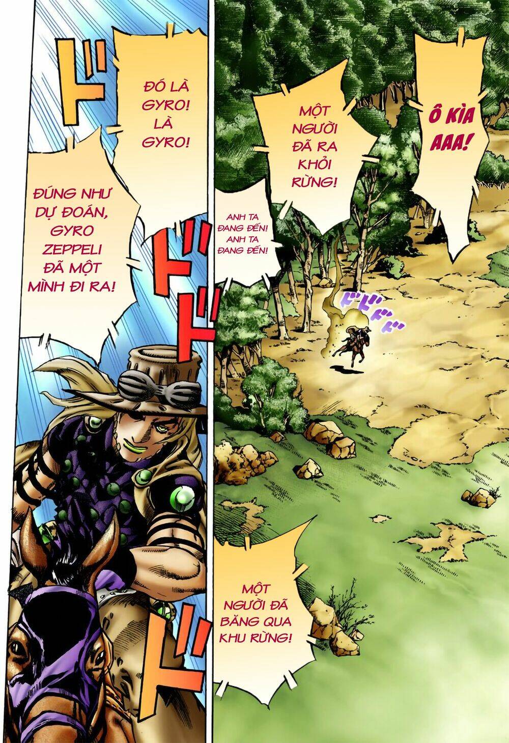 cuộc phiêu lưu bí ẩn phần 7: steel ball run chapter 8: - băng rừng - Next chapter 9: - xuống dốc