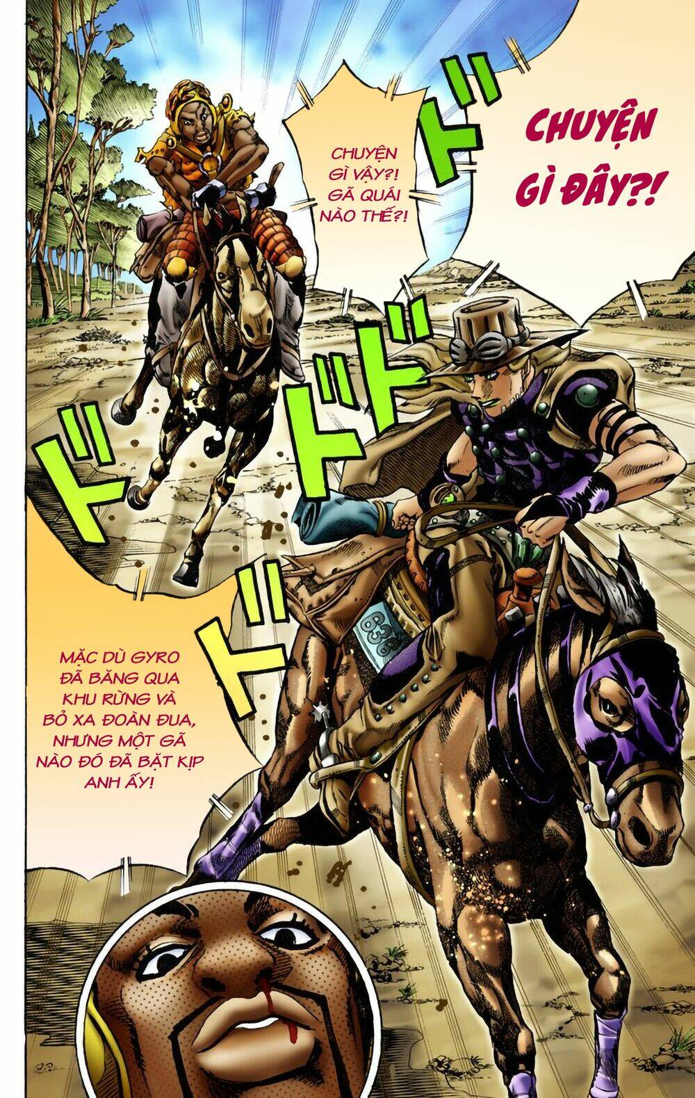 cuộc phiêu lưu bí ẩn phần 7: steel ball run chapter 8: - băng rừng - Next chapter 9: - xuống dốc