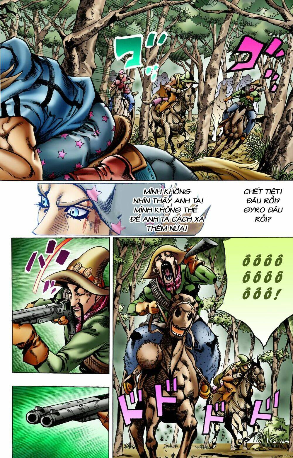 cuộc phiêu lưu bí ẩn phần 7: steel ball run chapter 8: - băng rừng - Next chapter 9: - xuống dốc