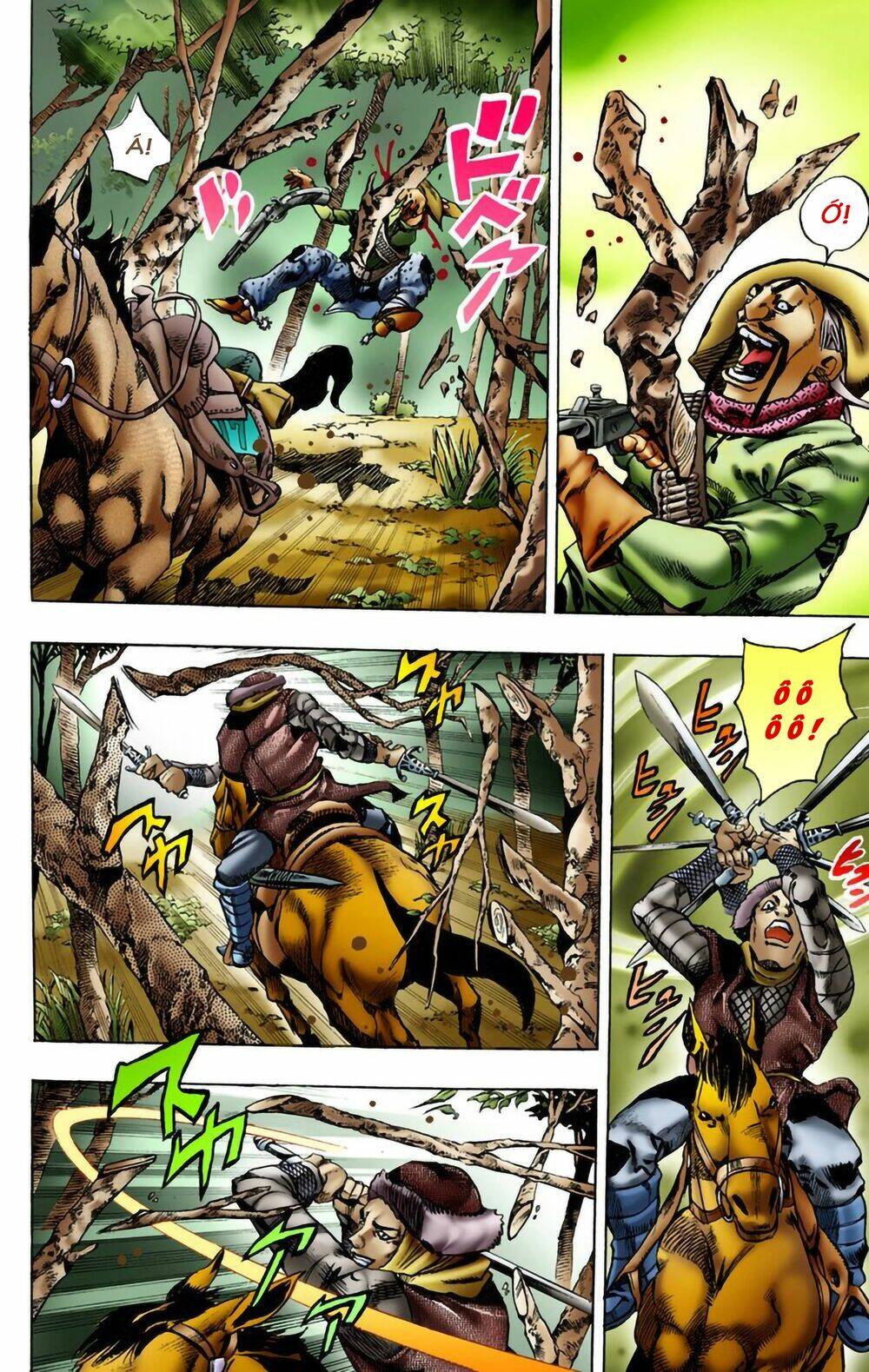 cuộc phiêu lưu bí ẩn phần 7: steel ball run chapter 8: - băng rừng - Next chapter 9: - xuống dốc