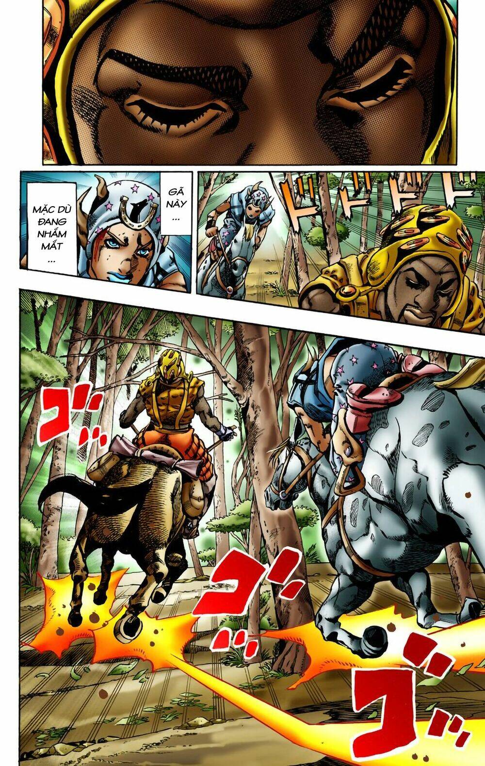 cuộc phiêu lưu bí ẩn phần 7: steel ball run chapter 8: - băng rừng - Next chapter 9: - xuống dốc