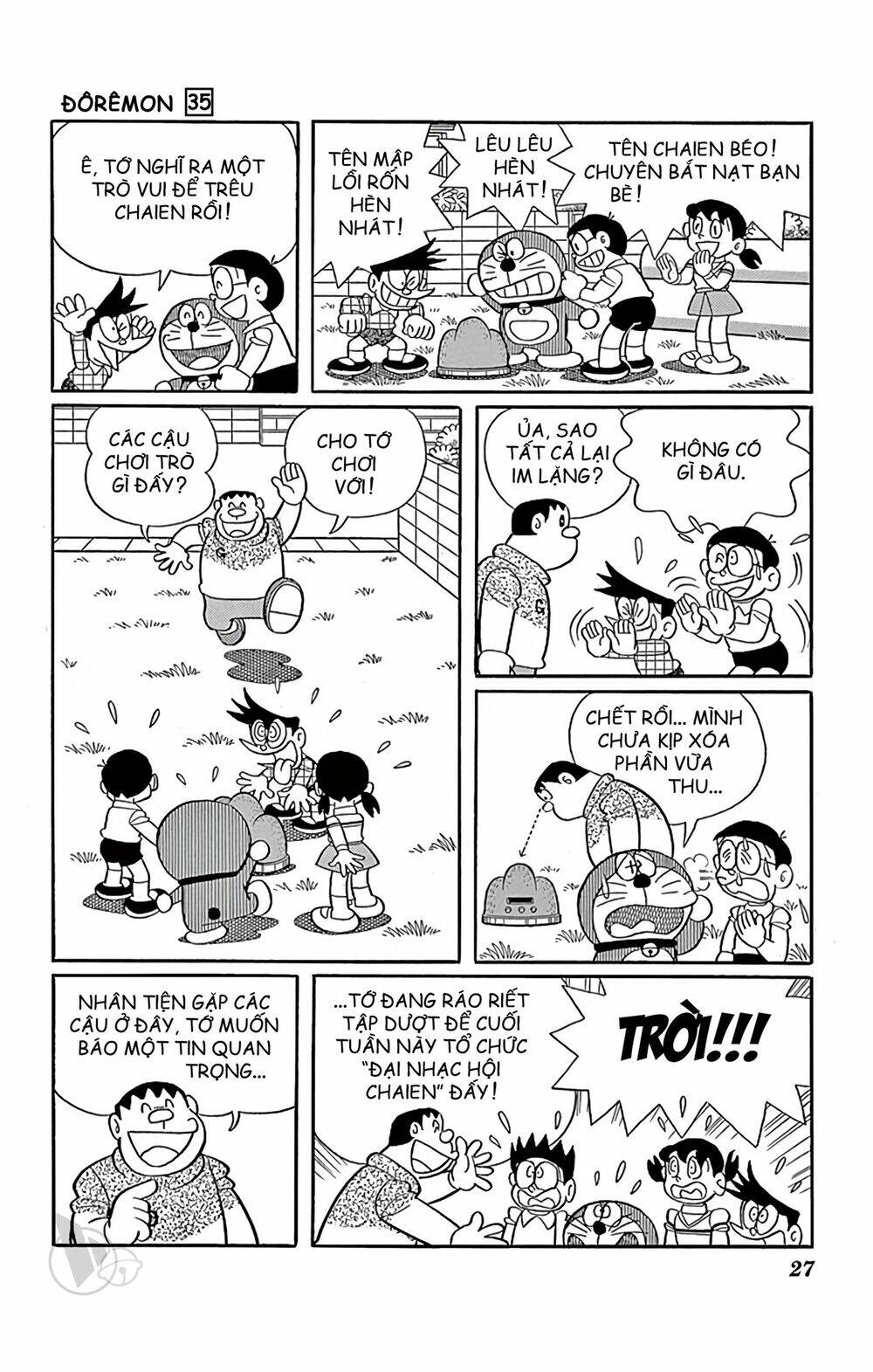 doraemon chapter 619: máy in tiếng nói - Next 620