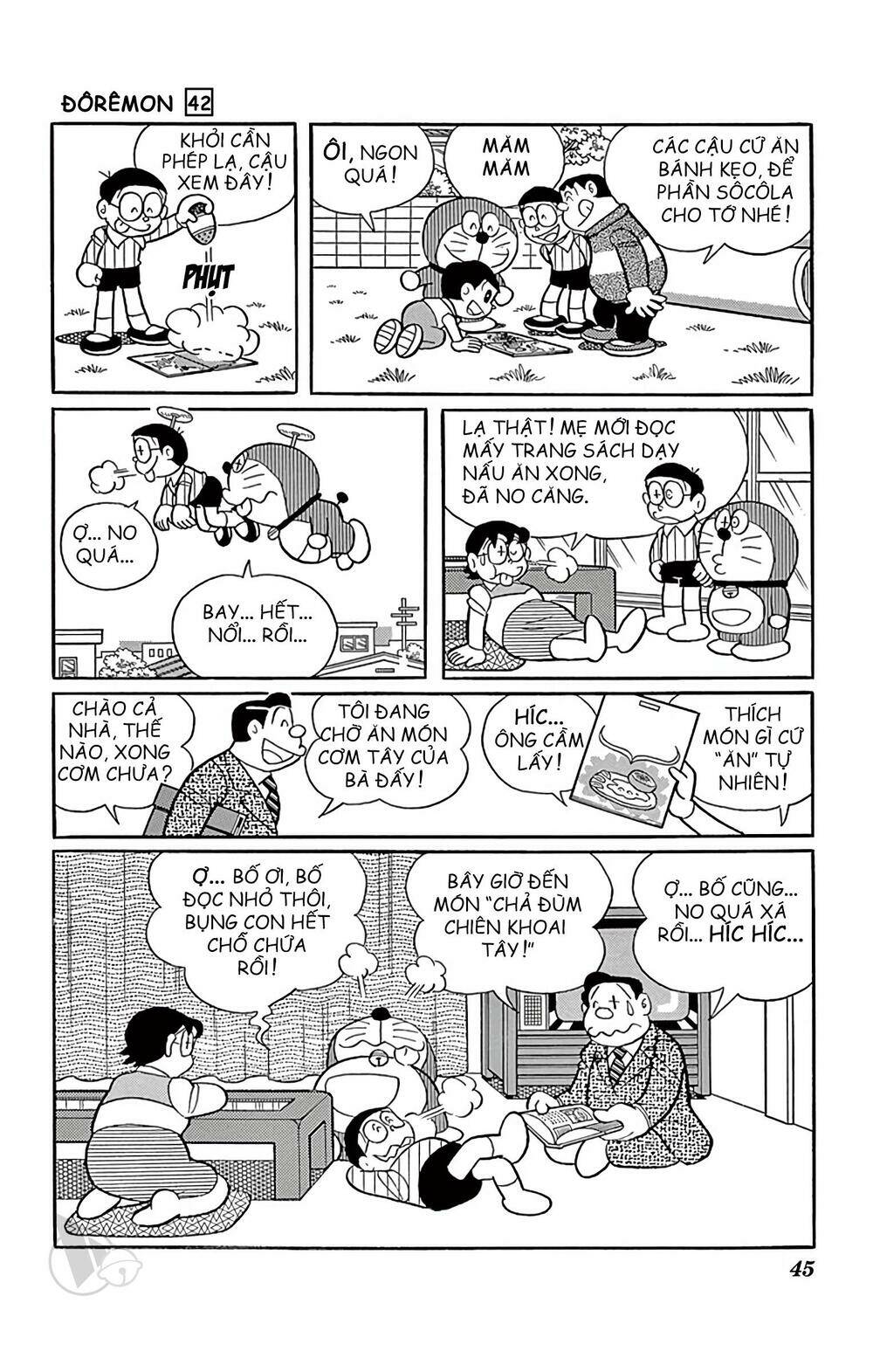 doraemon chapter 754: Ăn bằng... mắt - Next chapter 757: kho báu ngoài vườn