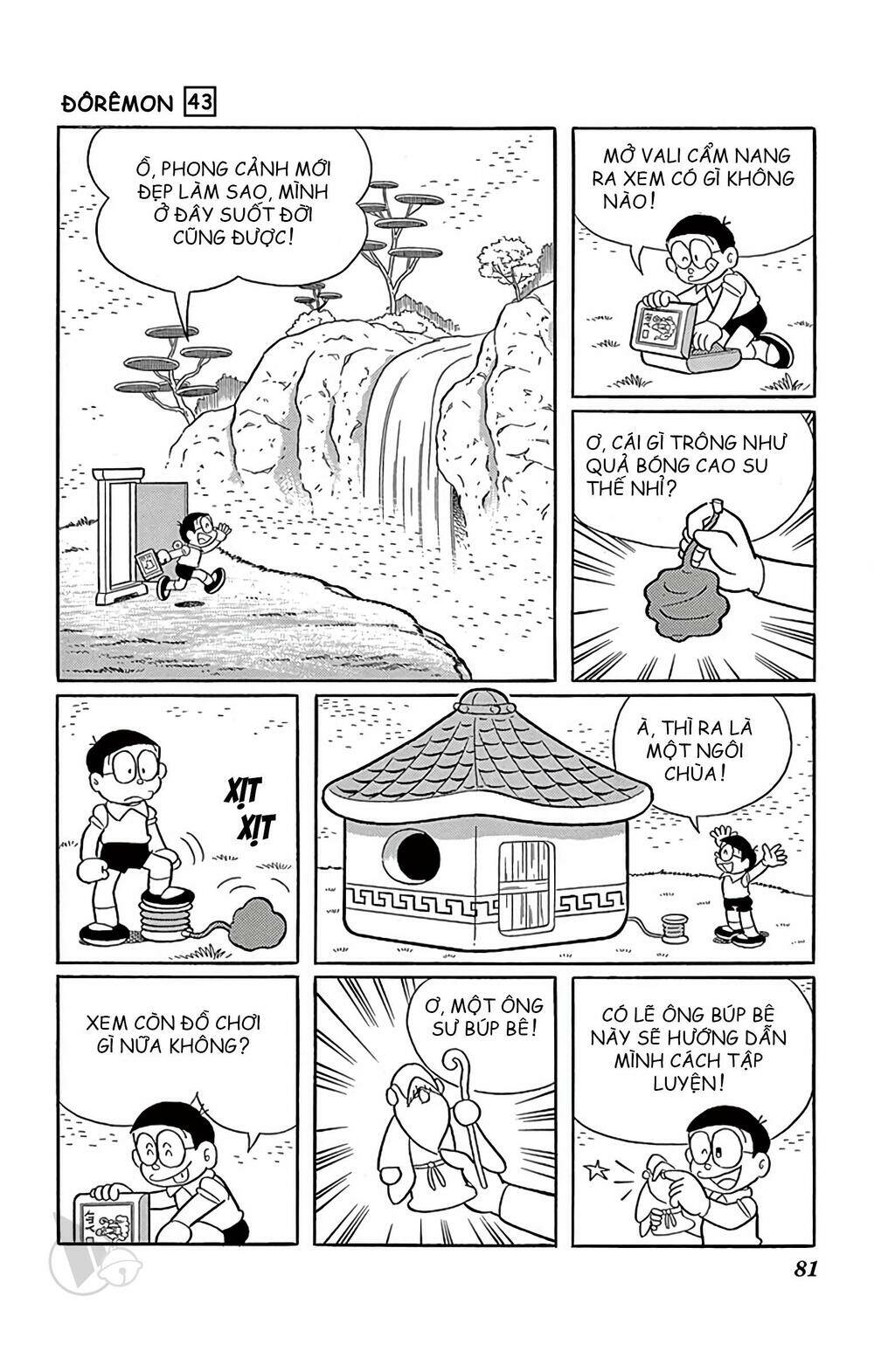 doraemon chapter 777: Đi tu dễ hay khó? - Next chapter 778: máy \"votucopy\"