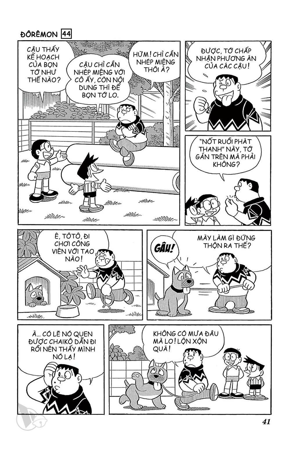 doraemon chapter 792: tâm sự của chaien - Next chapter 794: chiếc mũ thôi miên