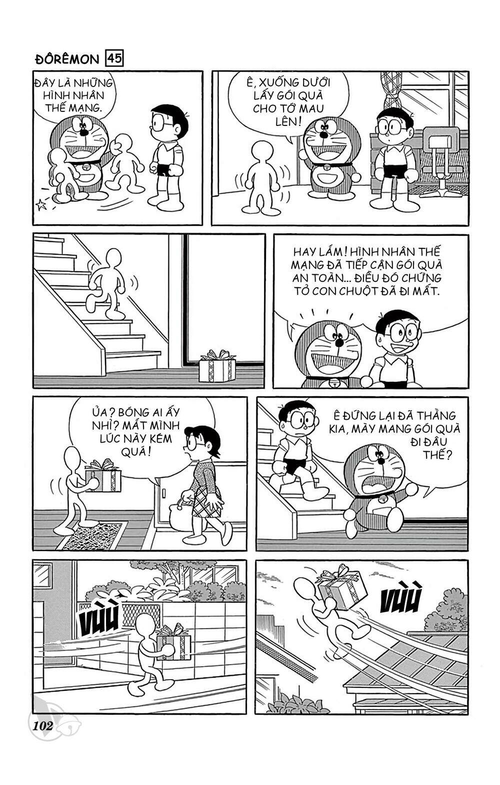 doraemon chapter 818: hình nhân thế mạng - Next chapter 819: mùa hoa anh đào