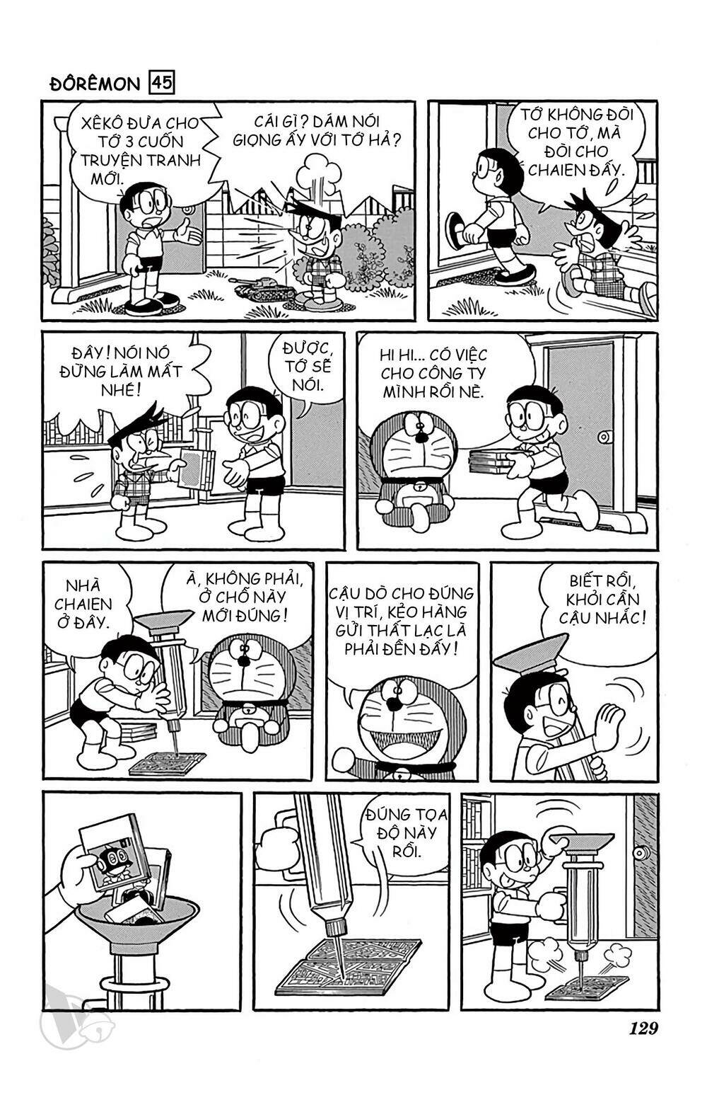 doraemon chapter 821: công ty chuyển phát nhanh - Next chapter 822: chất lỏng kỳ diệu