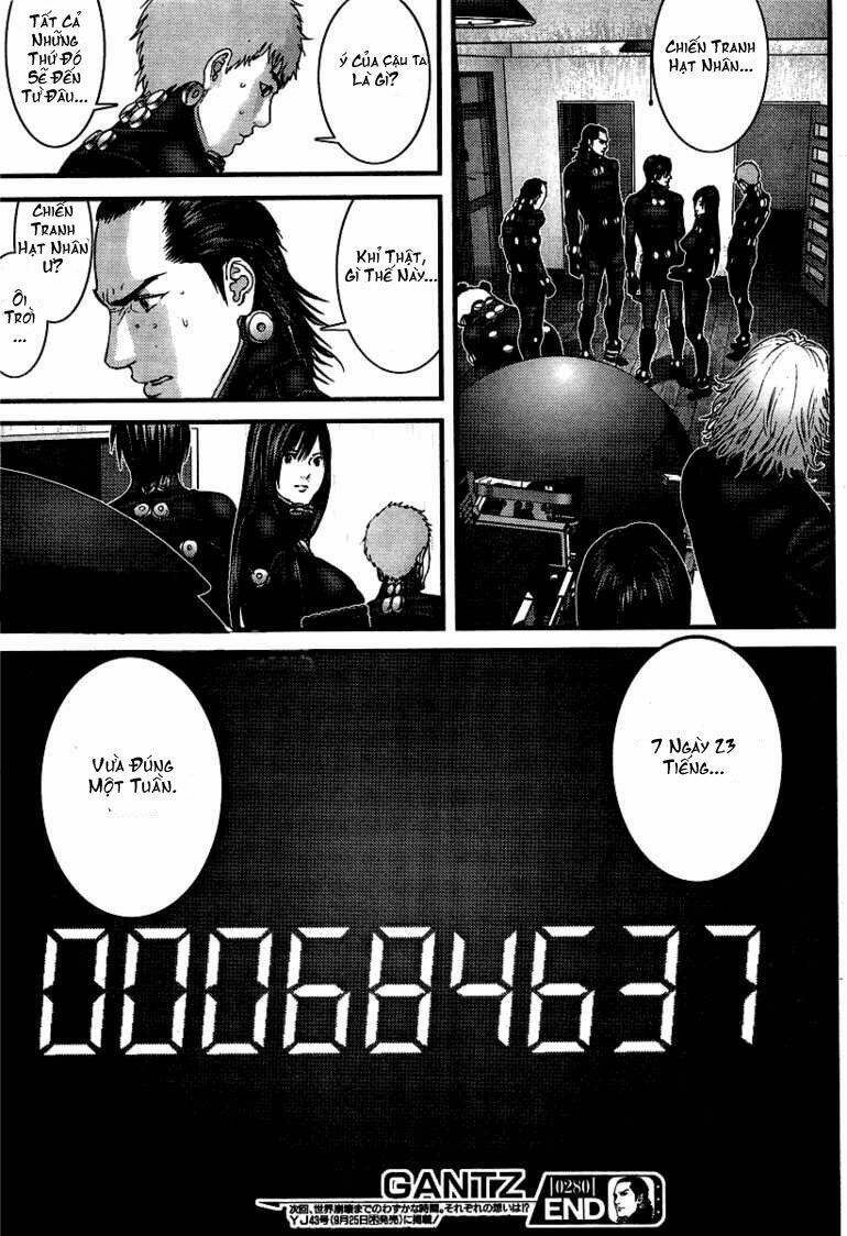 gantz chapter 280: khúc dạo đầu của sự hủy ... - Next chapter 281: ký ức thân thương