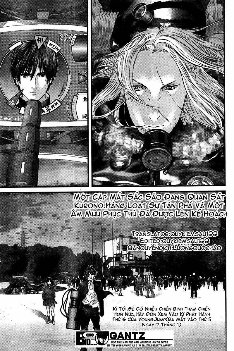 gantz chapter 309: quyết tâm phản công - Next chapter 310: những người được cứu,những ...