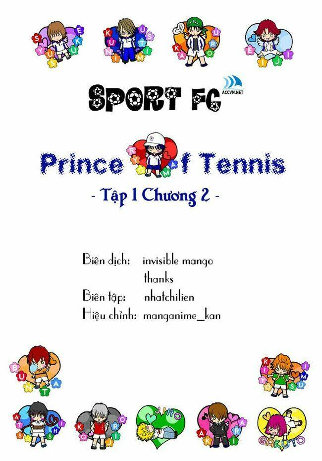 hoàng tử tennis chapter 2 - Next chapter 3