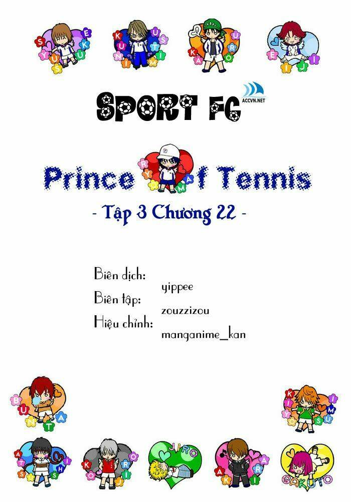 hoàng tử tennis chapter 22 - Next chapter 23