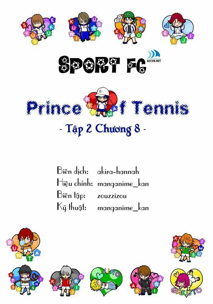 hoàng tử tennis chapter 8 - Next chapter 9