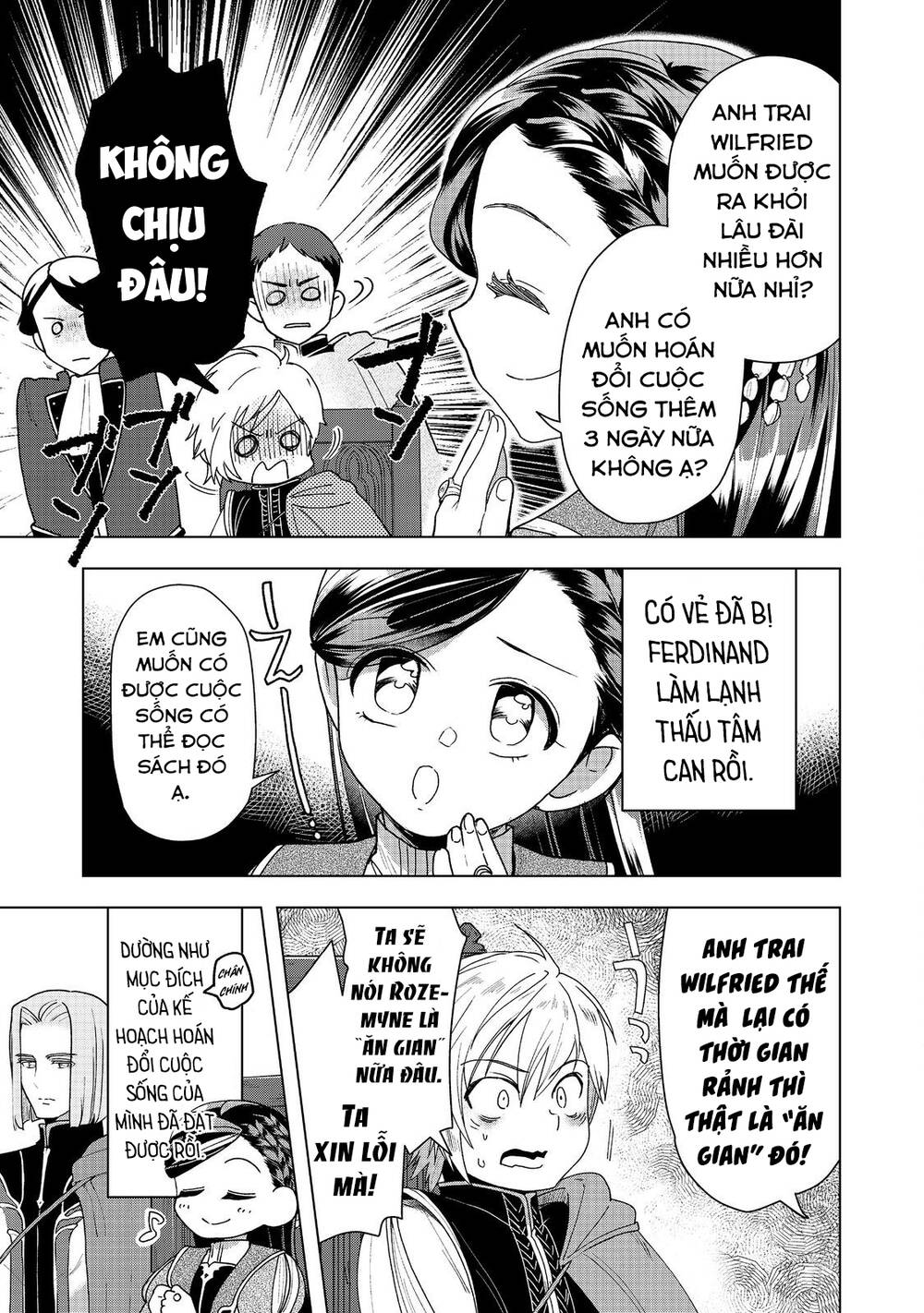 honzuki no gekokujou : dai 3-bu ryouchi ni hon o hirogeyou ! chapter 35: hướng đến cuộc bàn bạc cho lễ hội thu hoạch - Next chapter 36