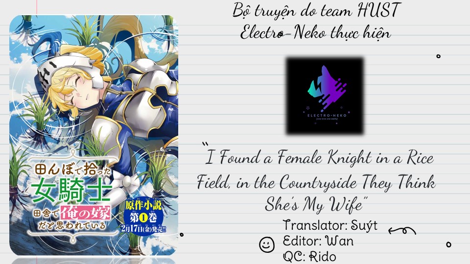 i found a female knight in a rice field, in the countryside they think she’s my wife chương 17 - Next Chapter 17