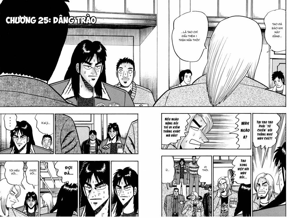 kaiji chapter 25: dâng trào - Next chapter 26: tử chiến