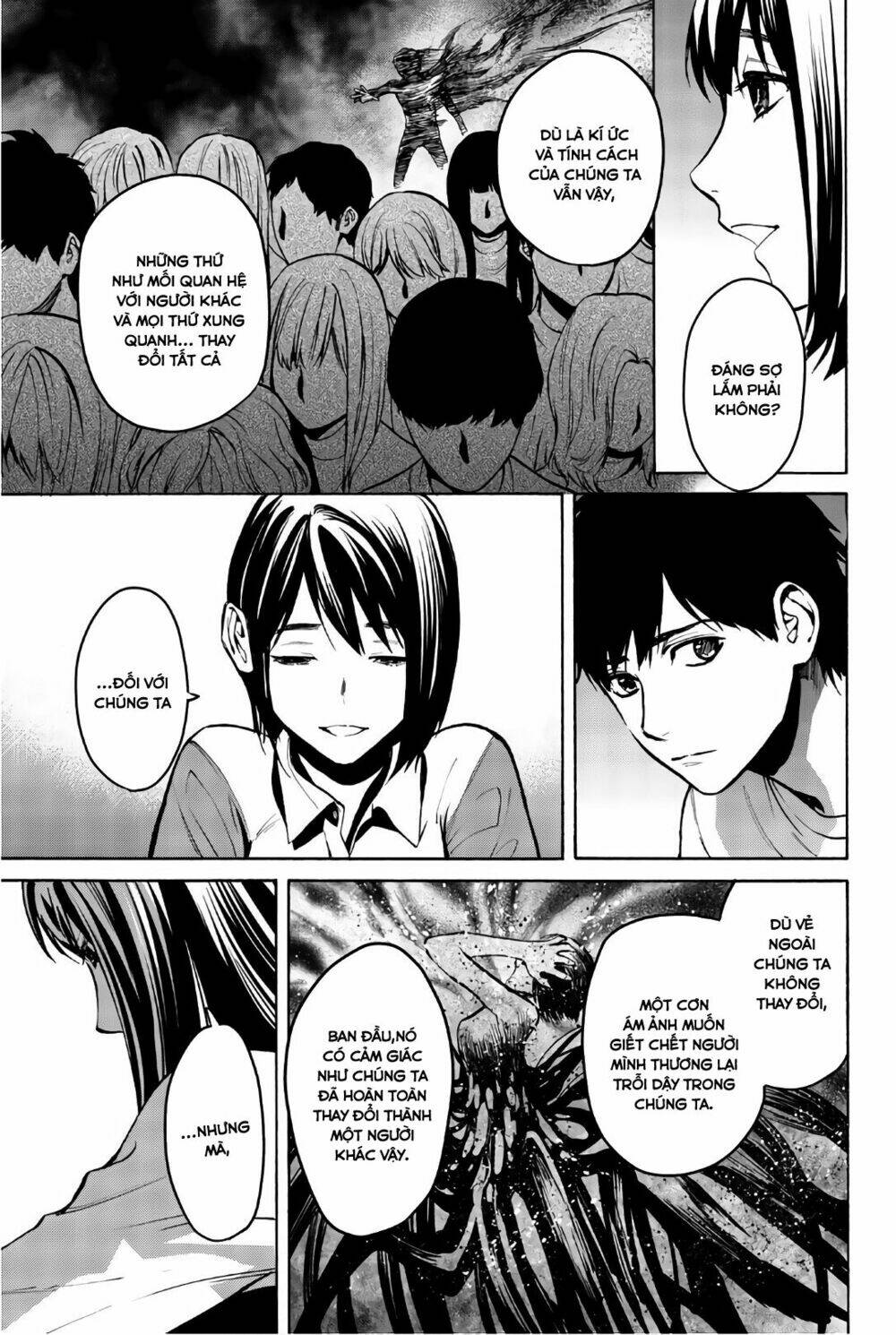 konya wa tsuki ga kirei desu ga, toriaezu shi ne chapter 24: Đồng đội - Next chapter 25: nơi trú ẩn