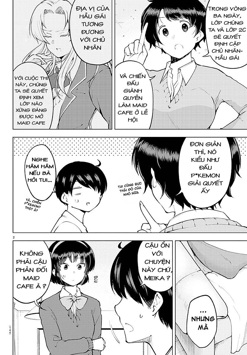 meika-san can't conceal her emotions chapter 32: meika-san và cuộc thi làm maid - Next chapter 33: meika-san và sự ngại ngùng