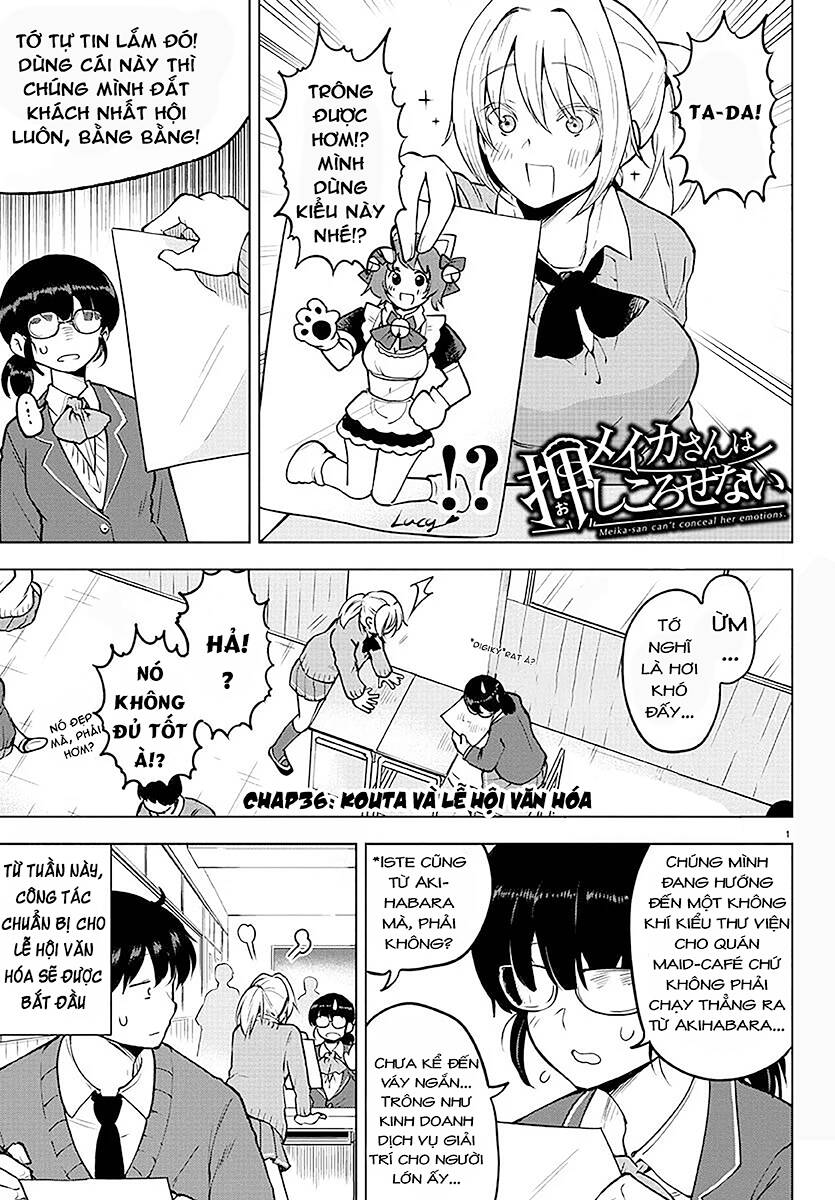 meika-san can't conceal her emotions chapter 36: kouta-san và lễ hội văn hoá - Next chapter 37: kouta-kun và tsudanuma-san