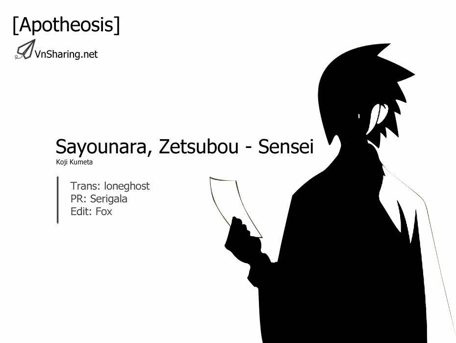 Sayounara, Zetsubou-Sensei Chapter 18 - Next Chapter 19