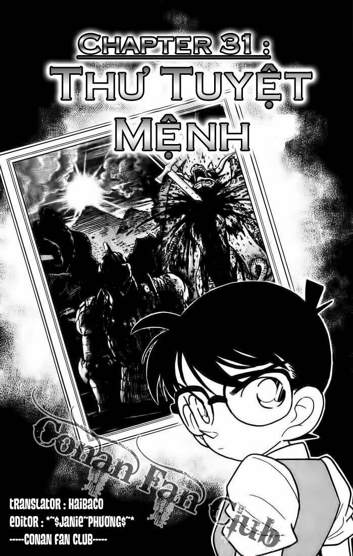 thám tử conan chapter 31 - Next chapter 32