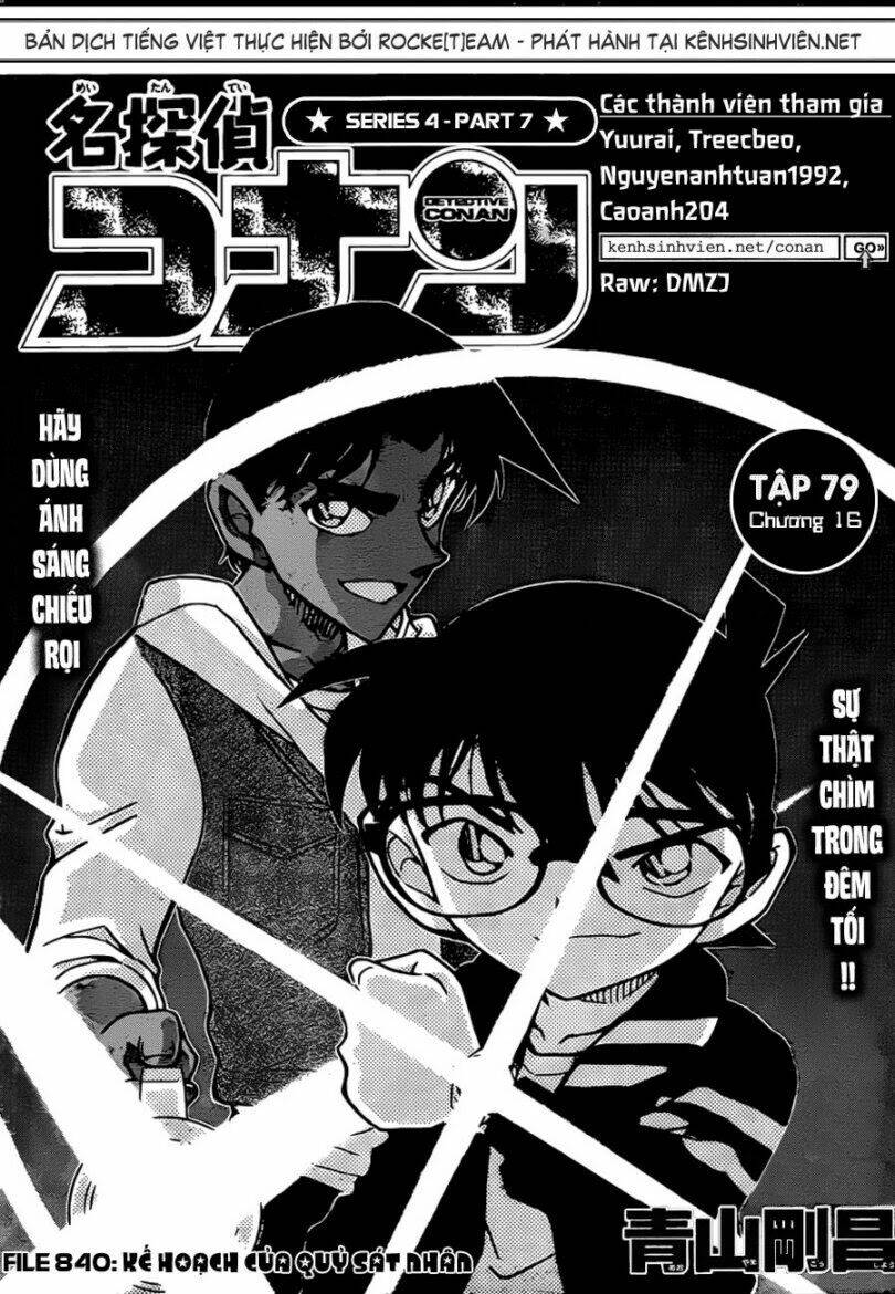 thám tử conan chapter 840 - Next chapter 841