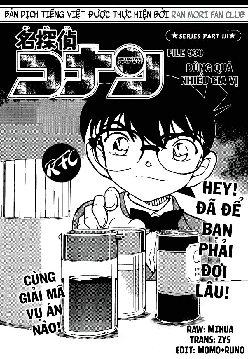 thám tử conan chapter 930 - Next chapter 931