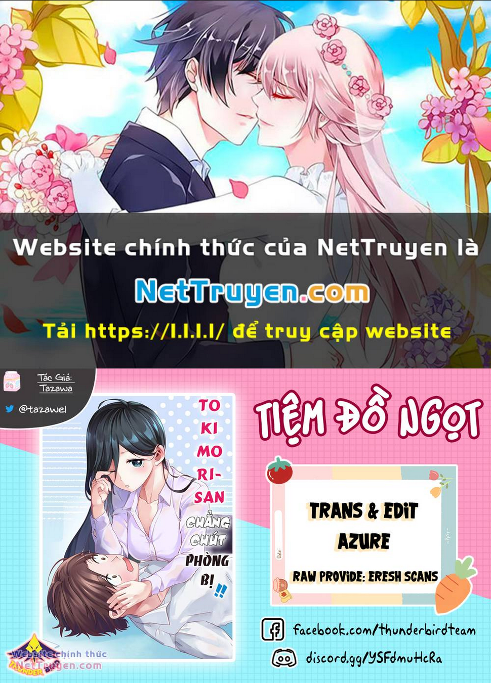 tokimori-san chẳng chút phòng bị!! chương 37 - Next chương 38